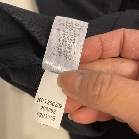 J. Jill Ponte Navy Blue Pull On Leggings Slim Leg pants Women SP Elastic Waist - Picture 7 of 10